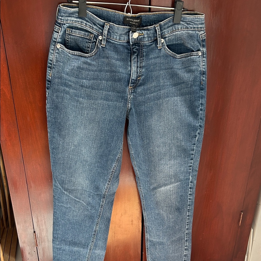 Banana Republic Dark Blue Straight Leg Jeans